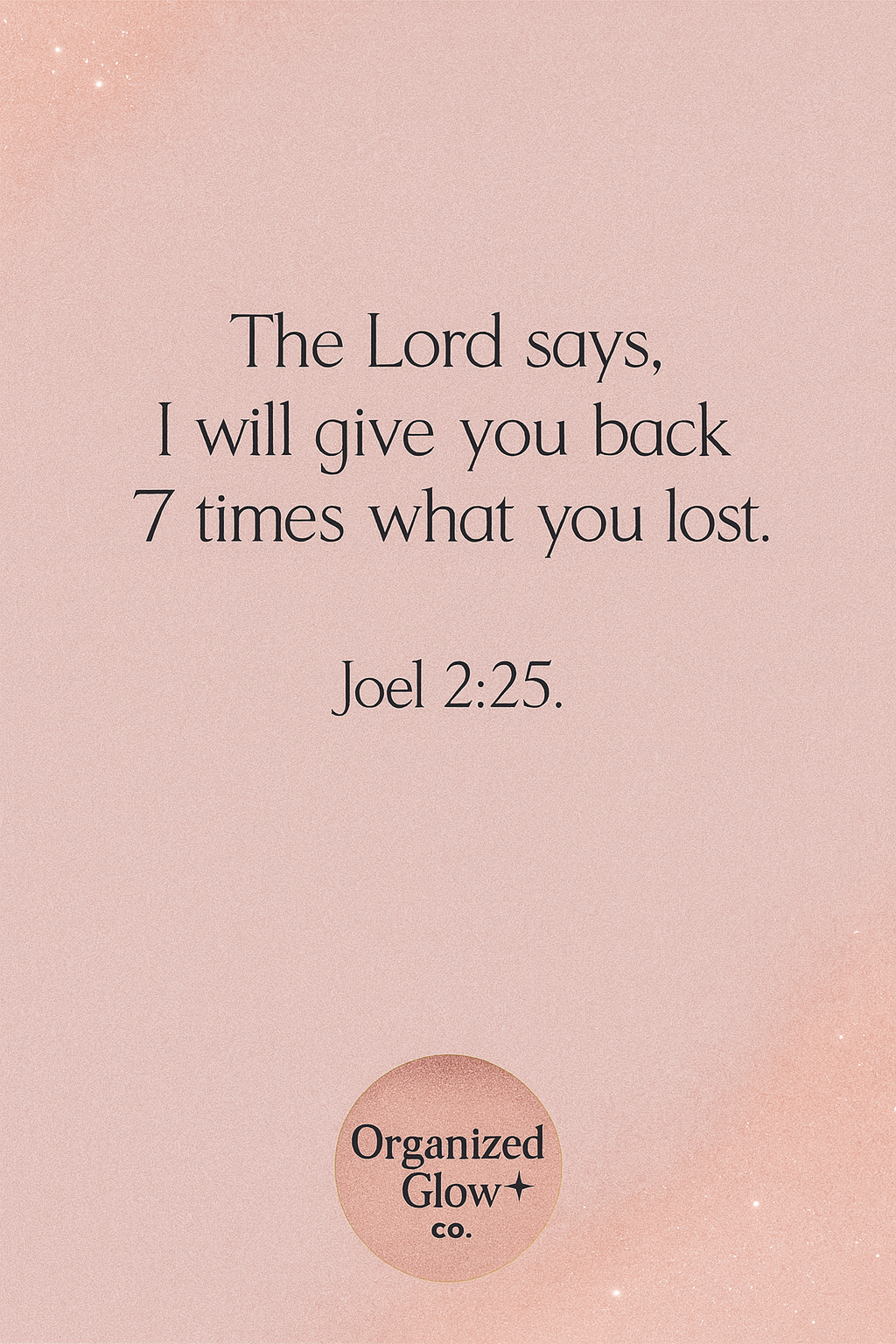 ✨ God Will Restore What You Lost ✨