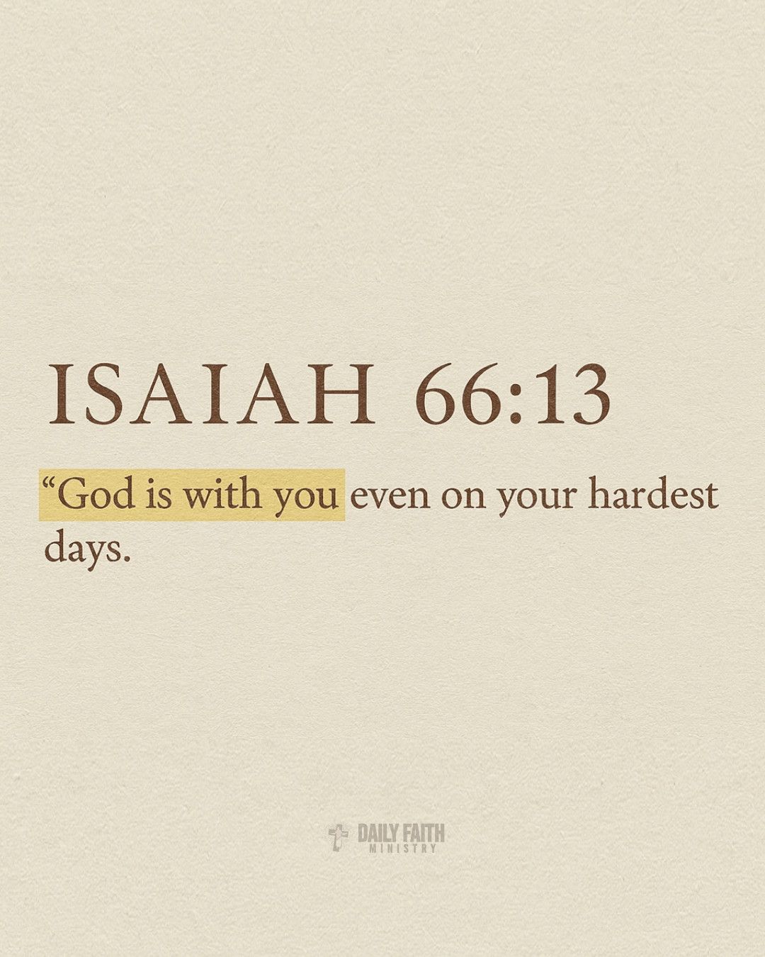 Daily - God is with you. 🙏❤ #Godisgood #bibleverse | Facebook