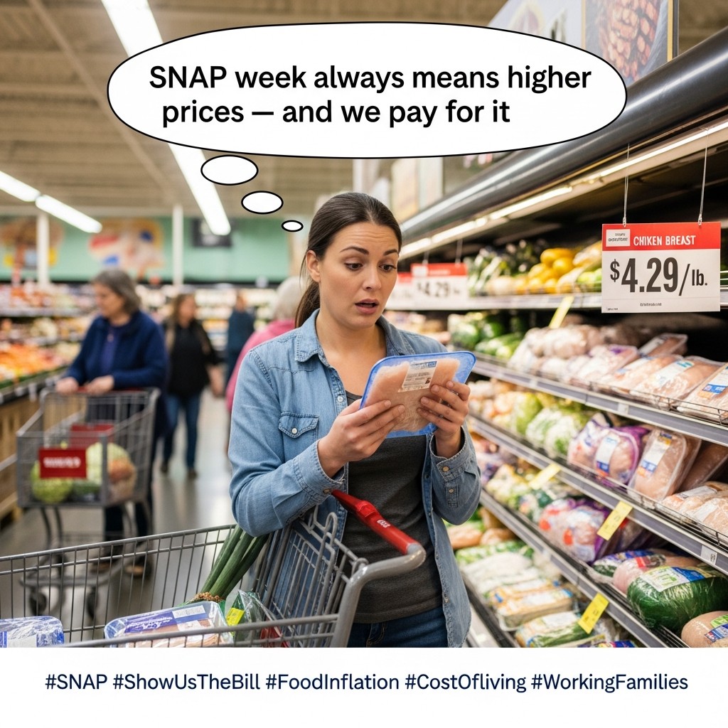 SNAP week always means higher prices — and we pay for it