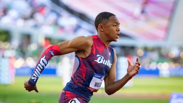 Olympic gold sprinter Quincy Wilson stays local