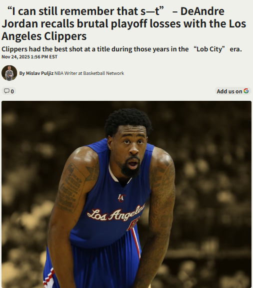Why Lob City’s heartbreak still stings in LA