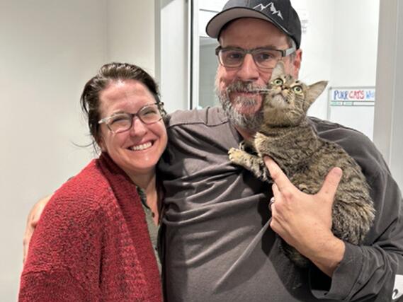 Boise cat’s wild 640-mile adventure ends in joy