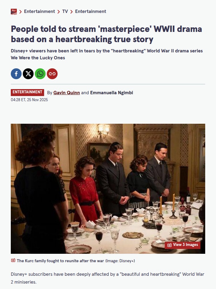 Disney+ WWII Drama Leaves Fans in Tears 😭