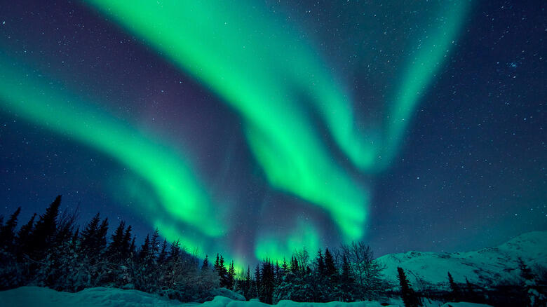 Alaska’s train ride to the Northern Lights