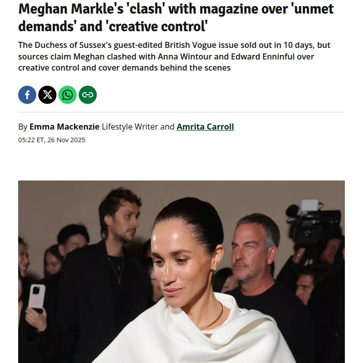 Meghan Markle's Vogue Power Move? 👀