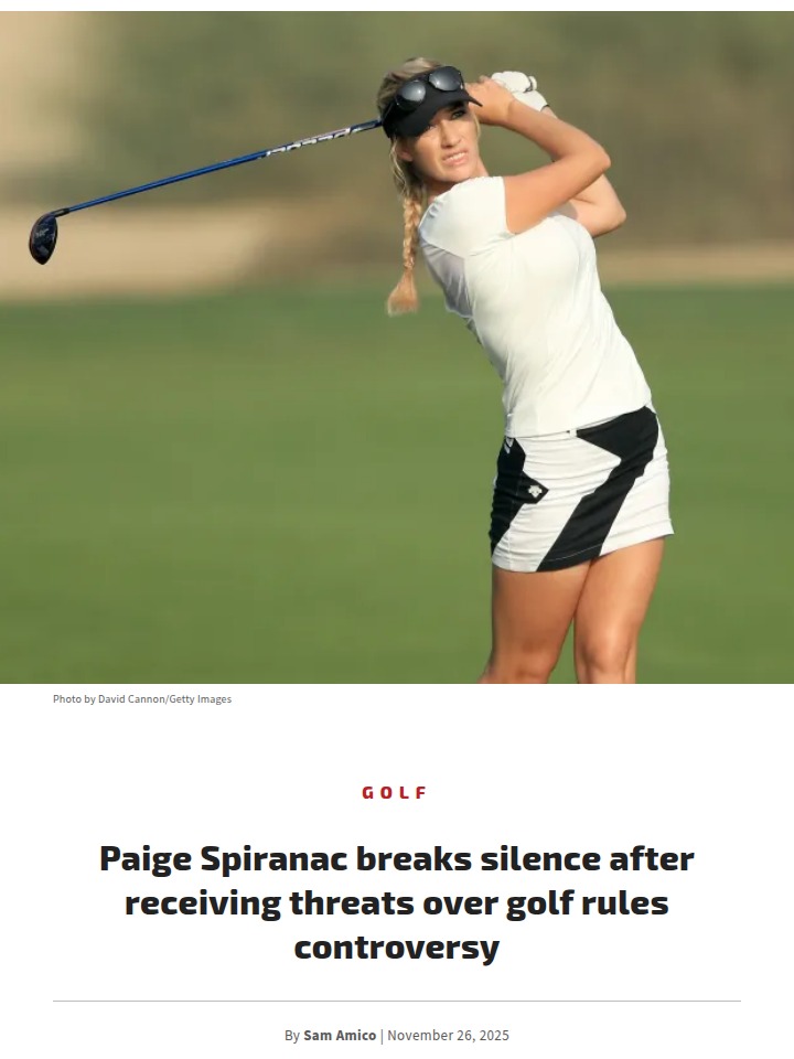 Paige Spiranac Faces Internet Invitational Fallout