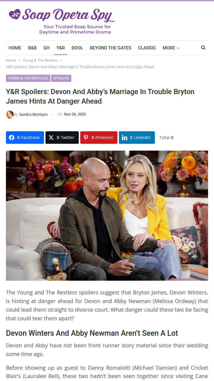 Devon & Abby’s Marriage Drama? 👀