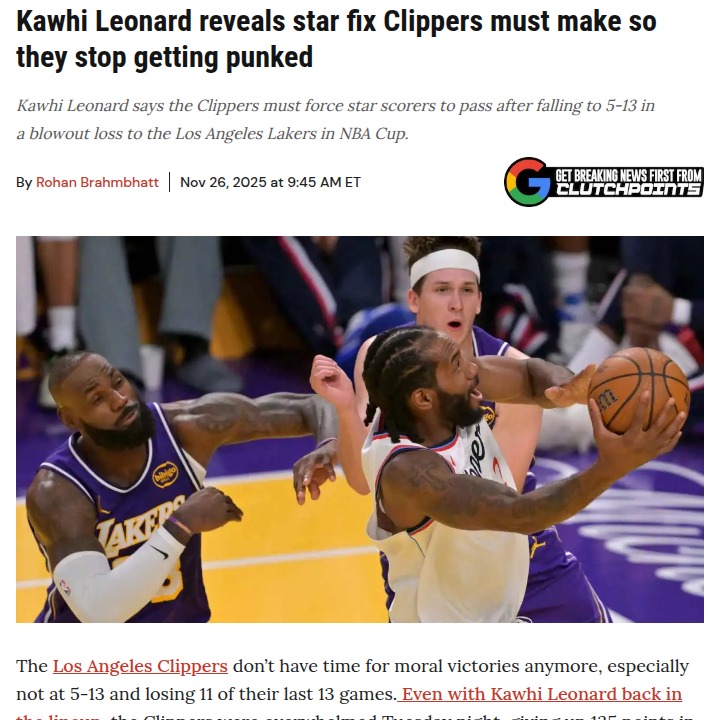 Clippers’ defense is letting stars run wild