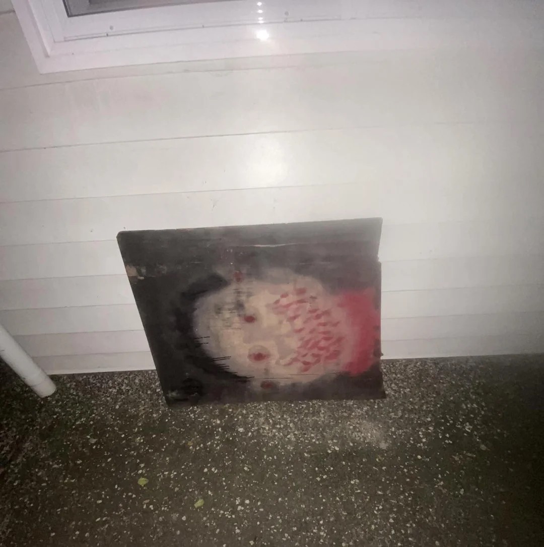 I found this outside my bedroom window of the place I used to rent in 2024