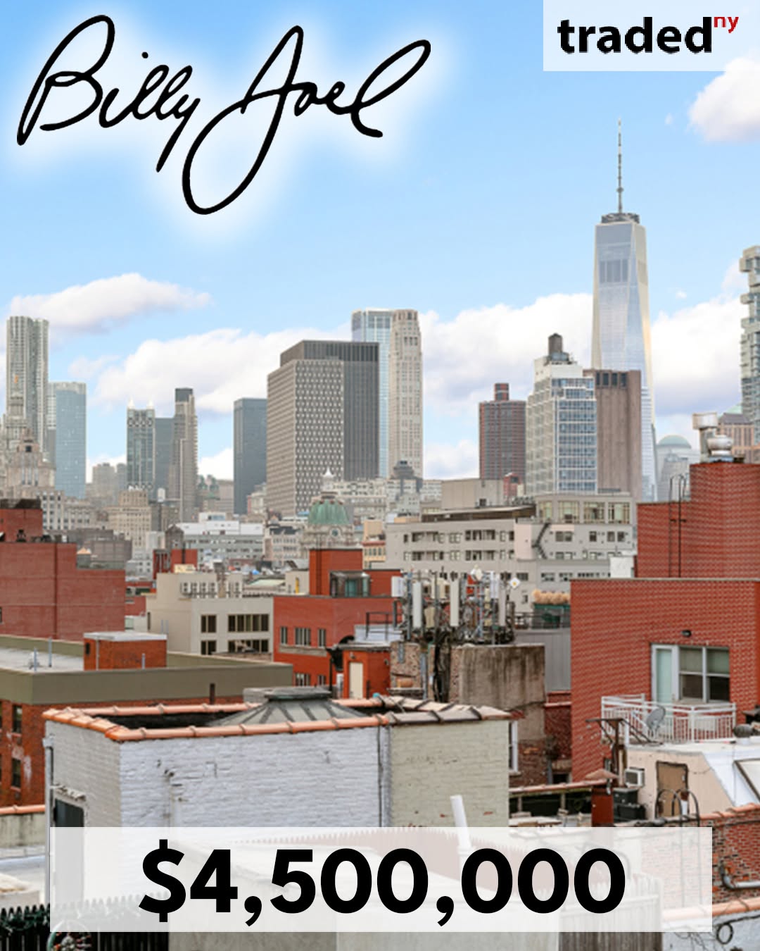 Billy Joel’s $4.5M NYC condo stays in the family