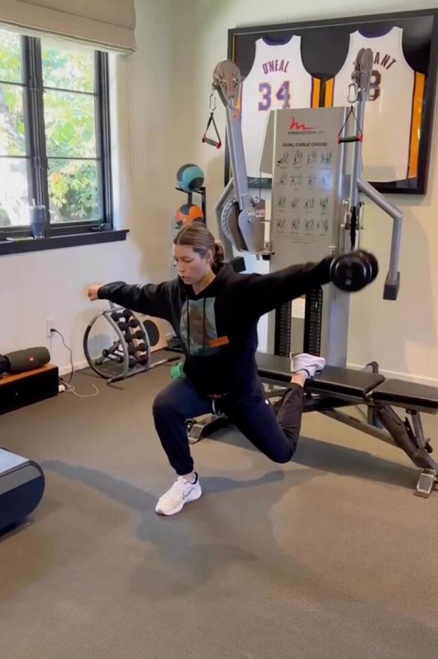 Jessica Biel’s Secret to Those Insane Arms