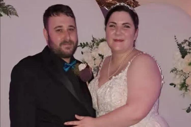 Bride in a gown saves a life on I-10