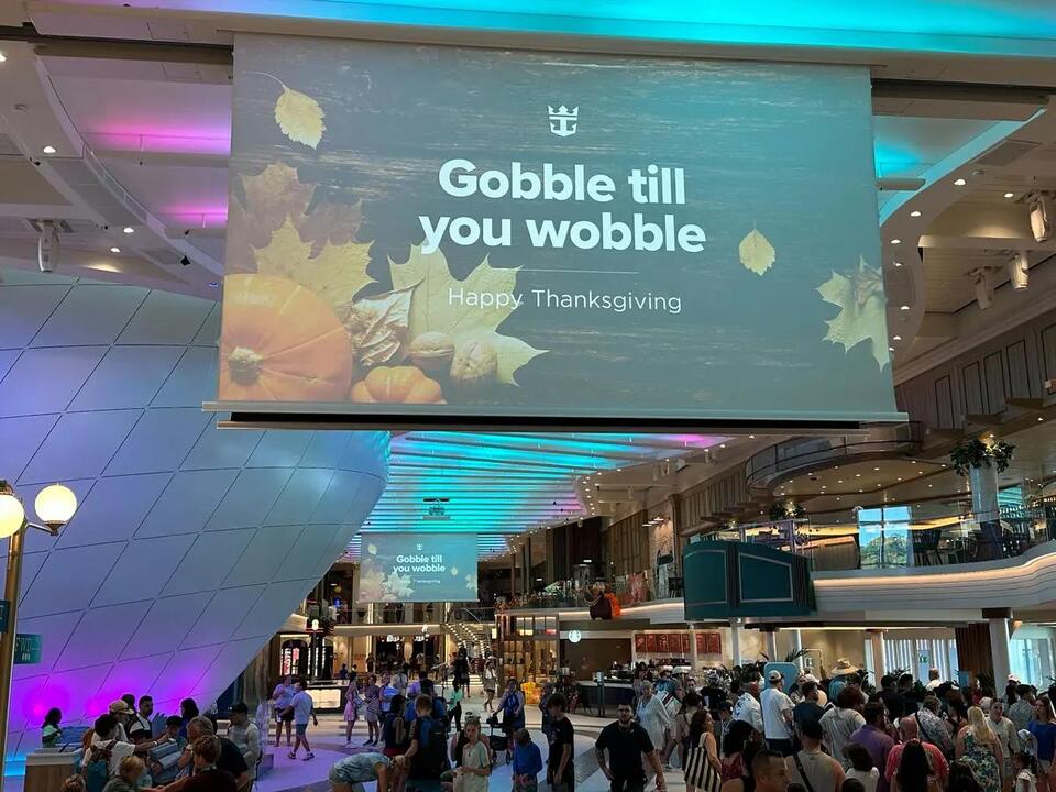 Thanksgiving on Royal Caribbean’s Star of the Seas