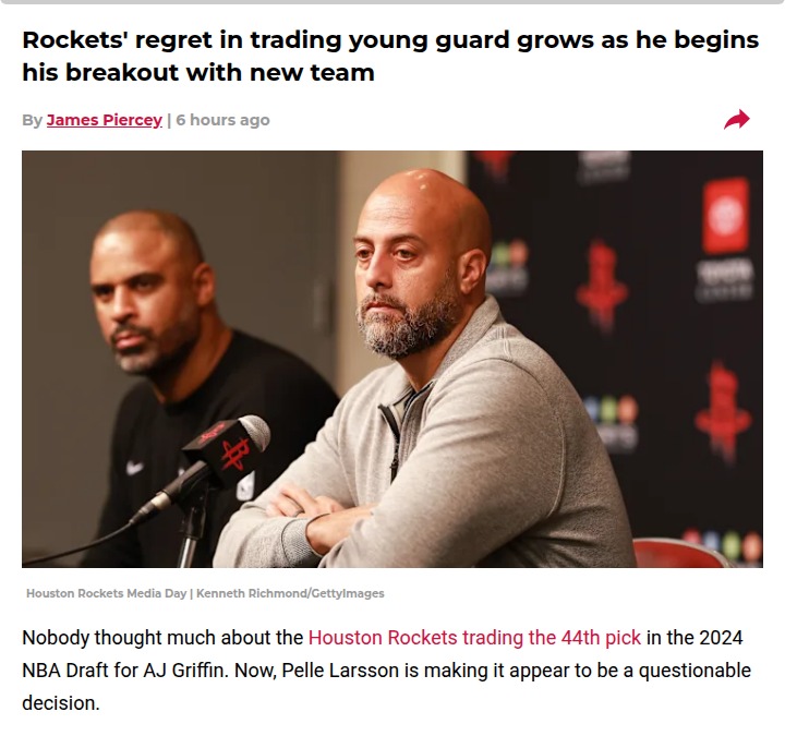 Heat’s Pelle Larsson shines after Rockets trade