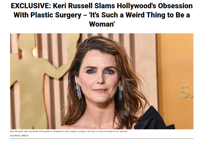 Keri Russell Gets Real About Aging in Hollywood