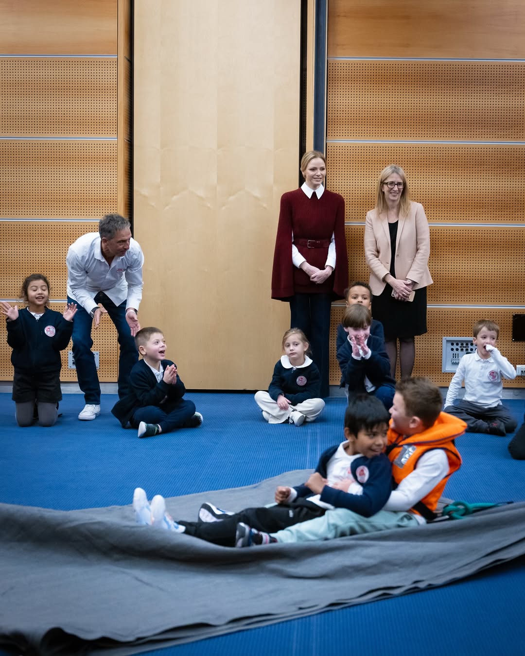 Princess Charlene’s Cape Dress Moment