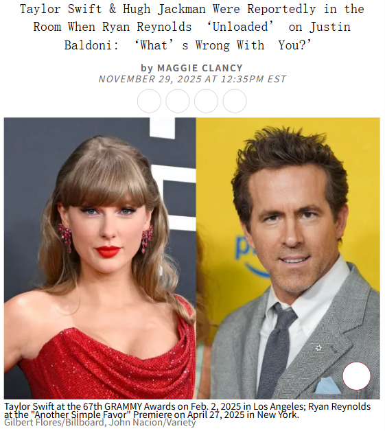 Taylor Swift Was There?! 😱 Ryan Reynolds vs Baldoni