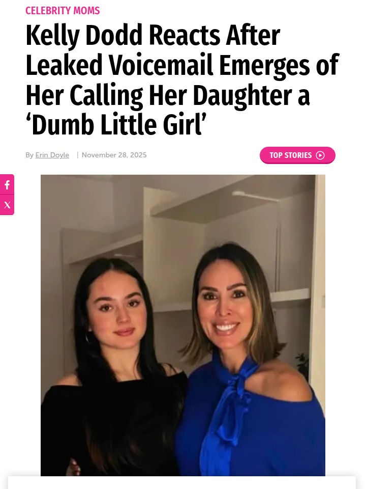 Kelly Dodd family drama goes public