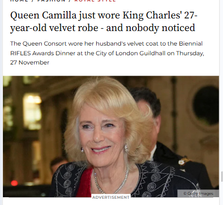 Queen Camilla’s Secret Vintage Flex