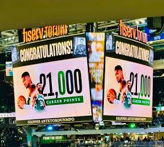 Giannis Hits 21,000 Career Points — Now 6th-Youngest Ever to Do It