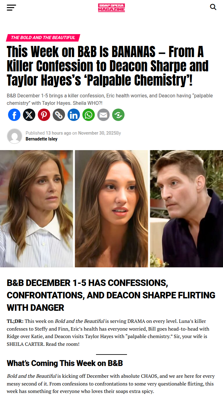 Deacon & Taylor’s Chemistry Is WILD 🔥