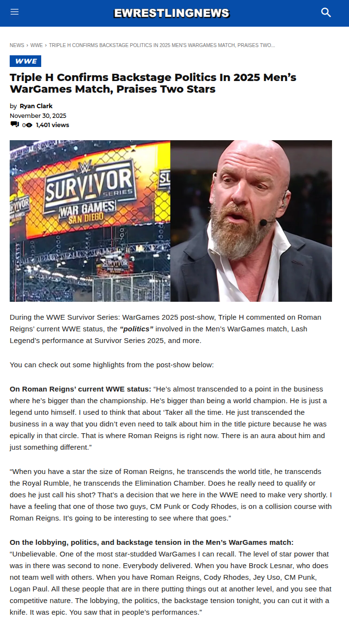 Backstage Drama Rocks Survivor Series 2025