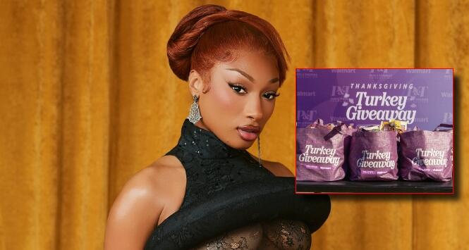 Megan Thee Stallion brings Thanksgiving joy to Texas