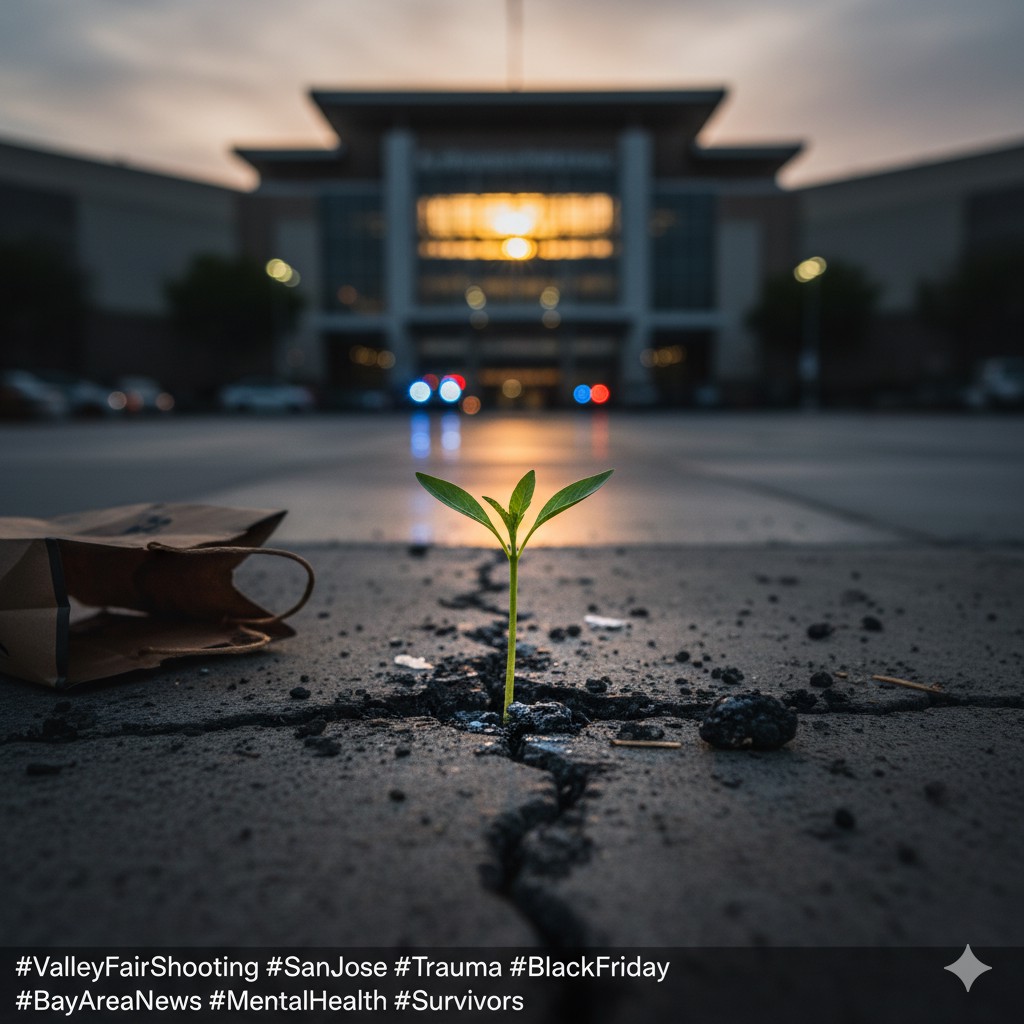 I was inside Valley Fair when the shots rang out. I will never forget the sound of the stampede.