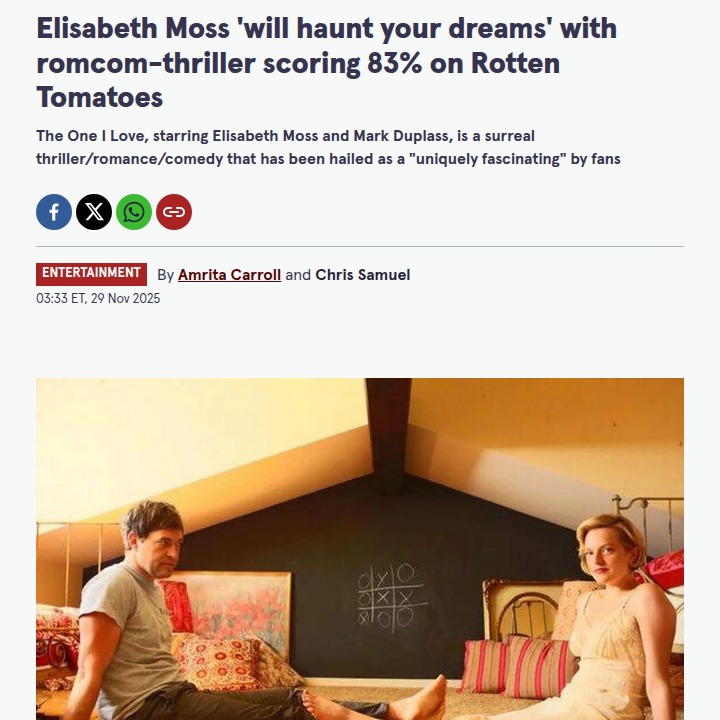 Elisabeth Moss’s Romcom-Thriller Twist 😱