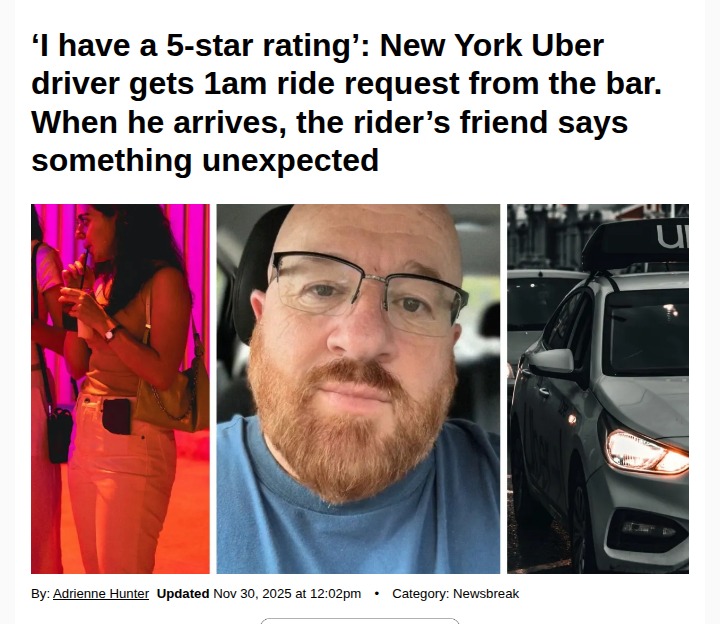 Late-night Uber rides in NYC: More stress than stars?