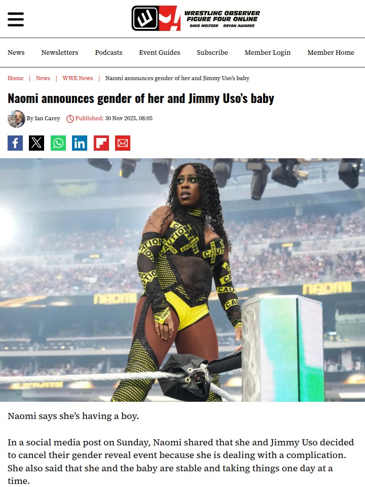 Naomi & Jimmy Uso: Baby News Update!