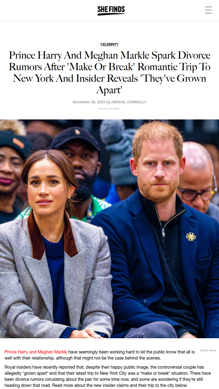 Royal NYC Trip Drama: Divorce Rumors? 👀