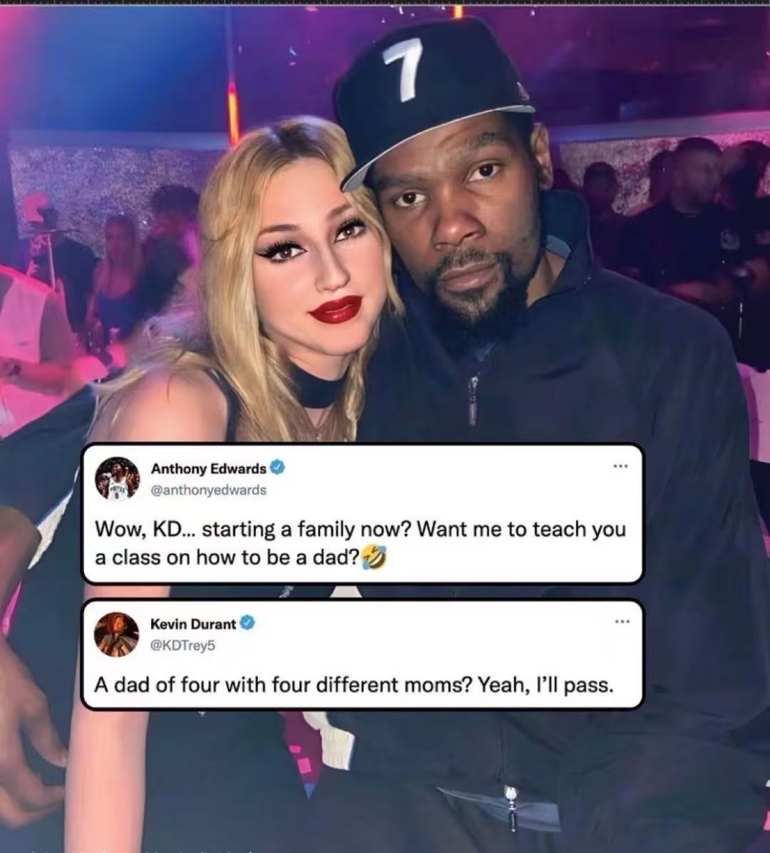 KD and Ant are WILD for this exchange