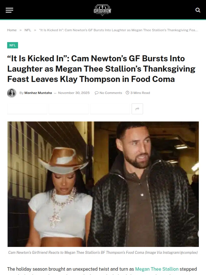 Megan’s Mac & Cheese Has Klay KO’d 😂