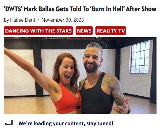 DWTS Fans Outraged Over Mark Ballas Hate 😱