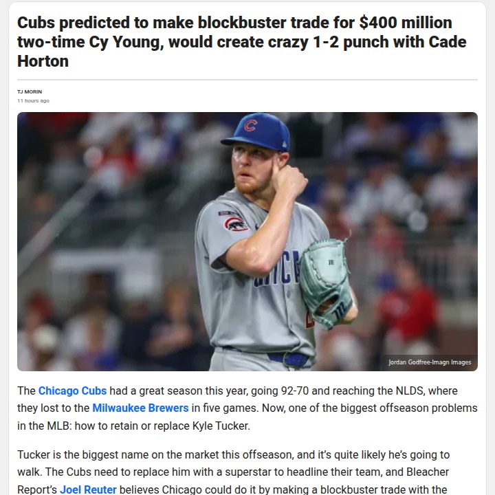 Cubs Eye Skubal: NL Central Arms Race?
