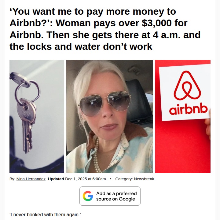 $3K Airbnb Nightmare 😱: Locked Out & No Water