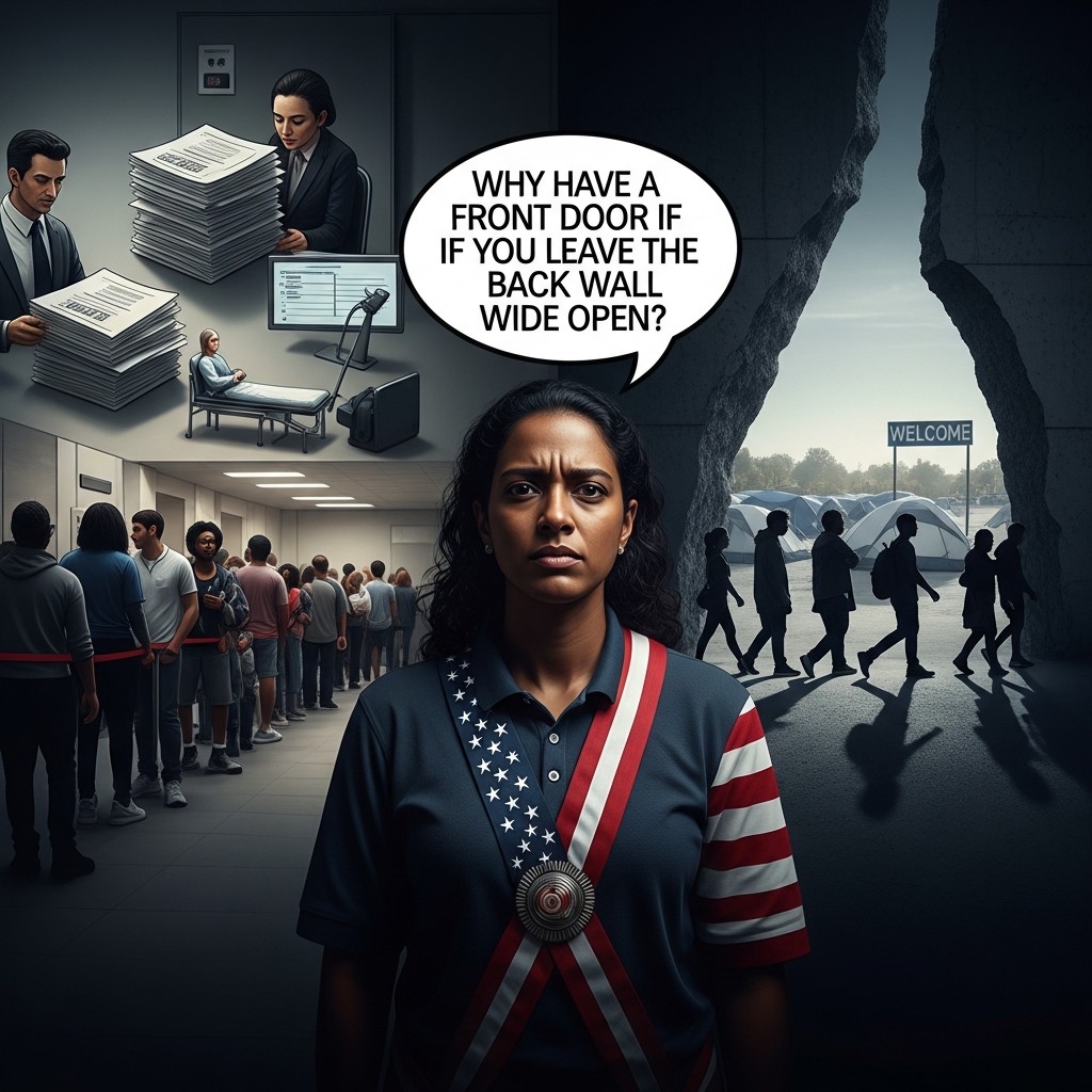 I spent $15,000 and waited 8 years to come here legally. Watching the news makes me sick.