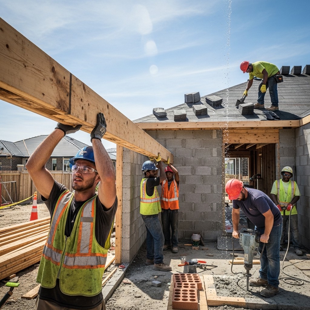 "They are taking our jobs?" I’ve been trying to hire a roofer for 3 months. Nobody wants these jobs. 🔨