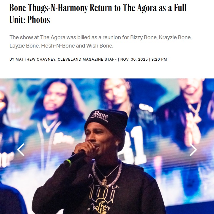 Bone Thugs bring Cleveland together again