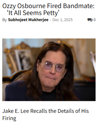 Ozzy Osbourne Band Drama Gets Messy 🎸