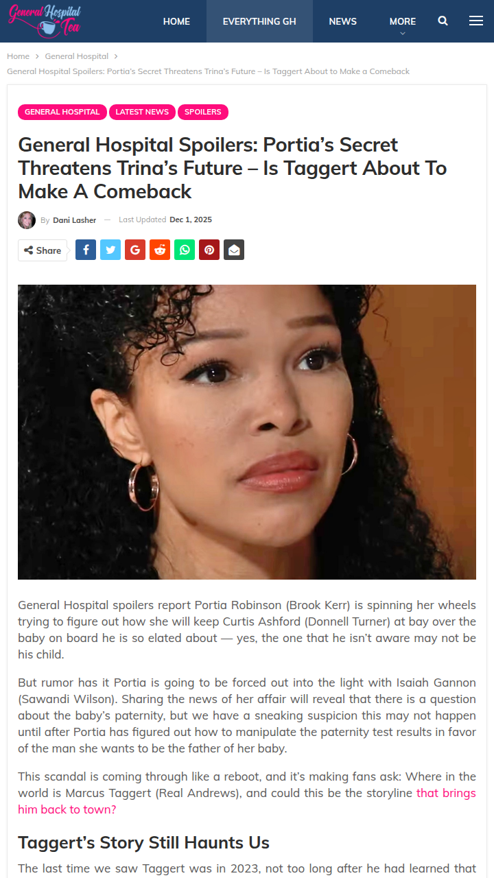 Portia’s Paternity Plot Twist! 👀