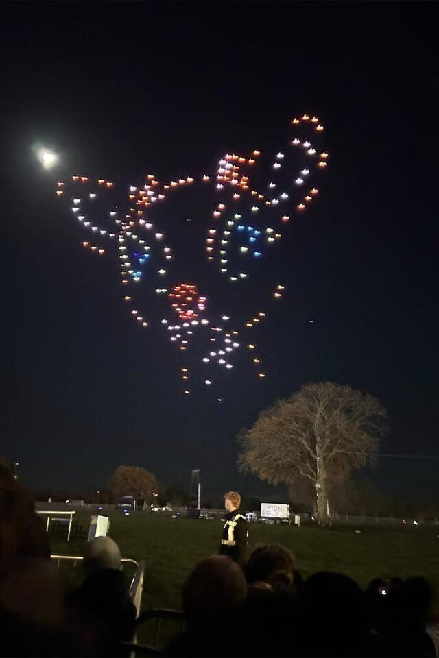 West Sussex families left in the dark at drone show