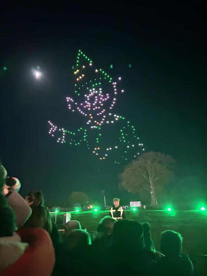 West Sussex families left in the dark at drone show