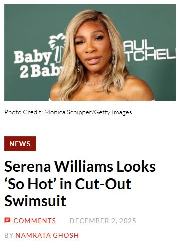 Serena’s Power Pose Breaks the Internet