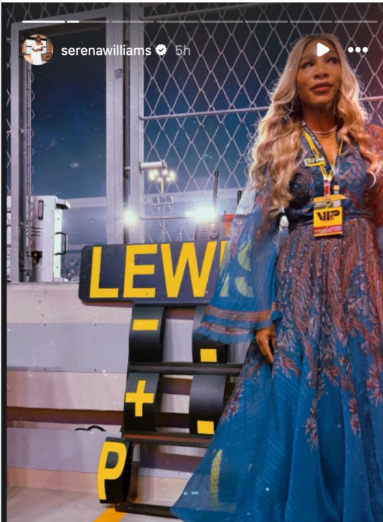 Serena’s Boho Vibes Steal the F1 Show
