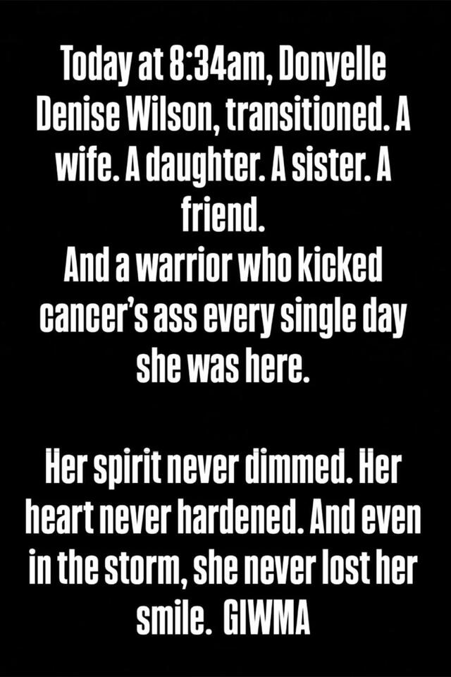 SYTYCD Star Donyelle Wilson Passes at 46