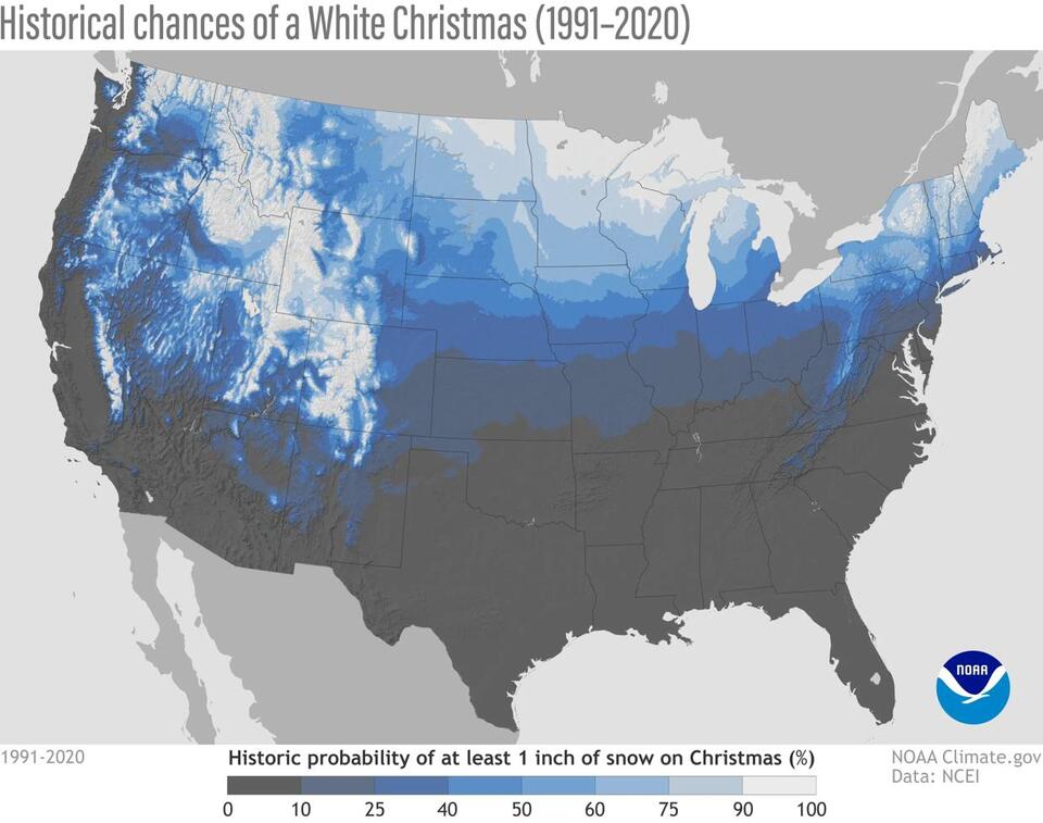White Christmas Odds: Are We Getting Snow?