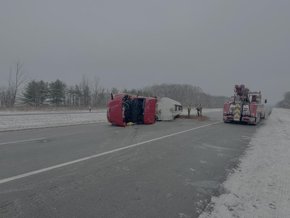 Tanker crash on I-271 causes ethanol spill chaos