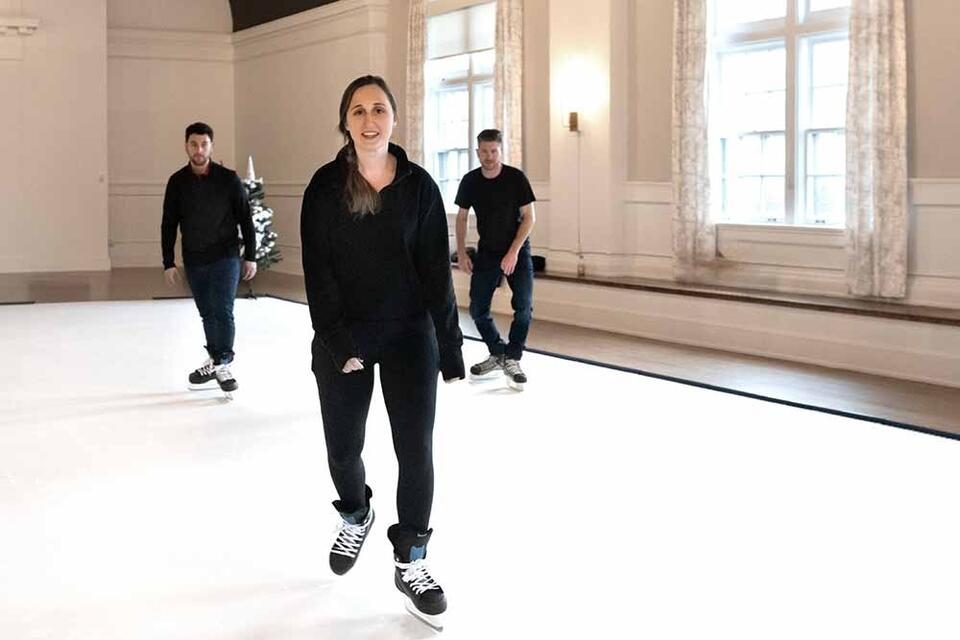 Buffalo’s ballroom transforms into icy holiday magic